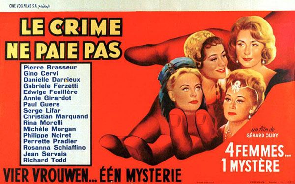 Repro 30x40cm - CRIME NE PAIE PAS (le) - Belge