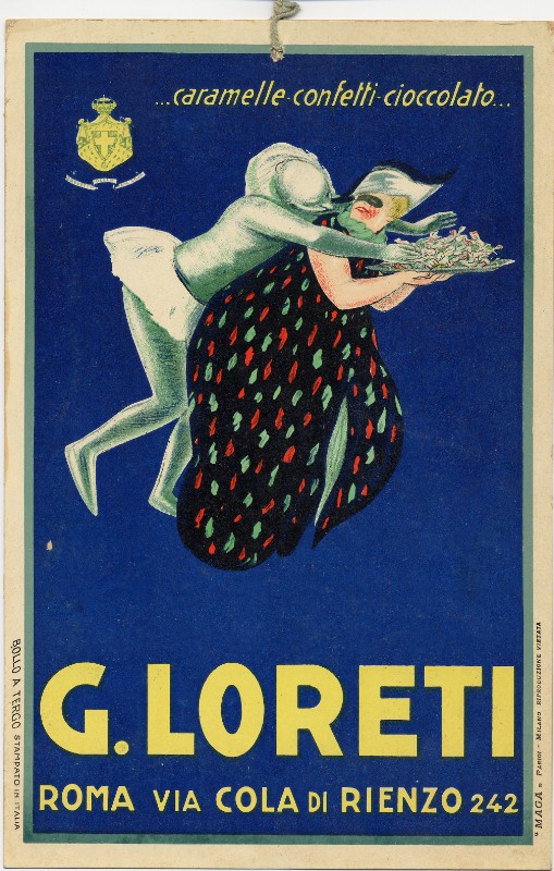 G. LORETTI. ROMA, caramelle, cioccolato