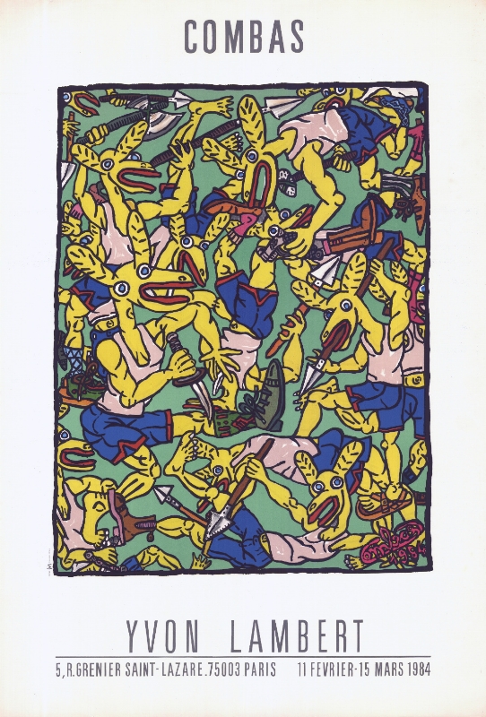 COMBAS A LA GALERIE YVON LAMBERT