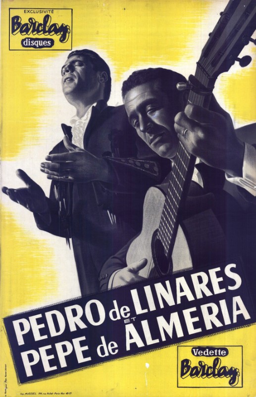 PEPE DE ALMERIA guitare. PEDRO DE LINARES