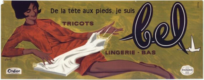 Tricots BEL. Lingerie, bas.