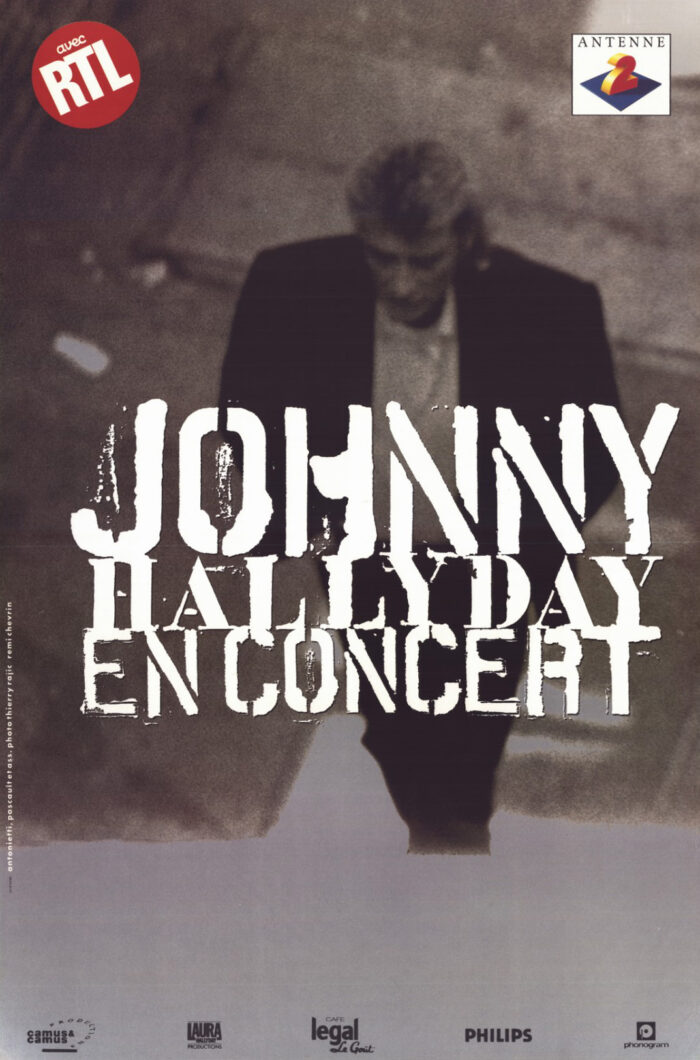JOHNNY HALLIDAY EN CONCERT, PHILIPS, LAURA
