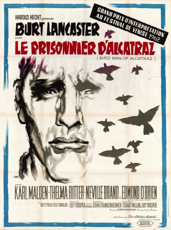 Repro 30x40cm - PRISONNIER D'ALCATRAZ (le) - Française
