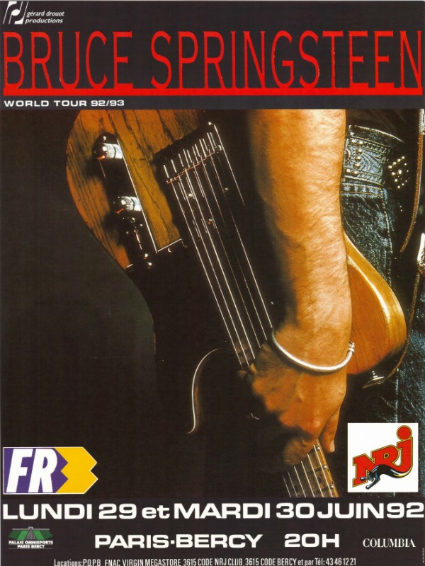 BRUCE SPRINGSTEEN à PARIS BERCY