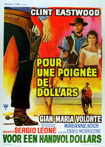 Repro 30x40cm - POUR UNE POIGNEE DE $ - Belge