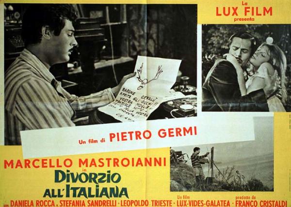 Repro 30x40cm - DIVORCE A L'ITALIENNE - Italienne B