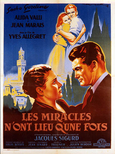 Affiche - MIRACLES N'ONT LIEU QU'UNE FOIS - 60x80cm