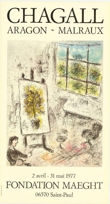 GALERIE MAEGHT. CHAGALL, ARAGON, MALRAUX
