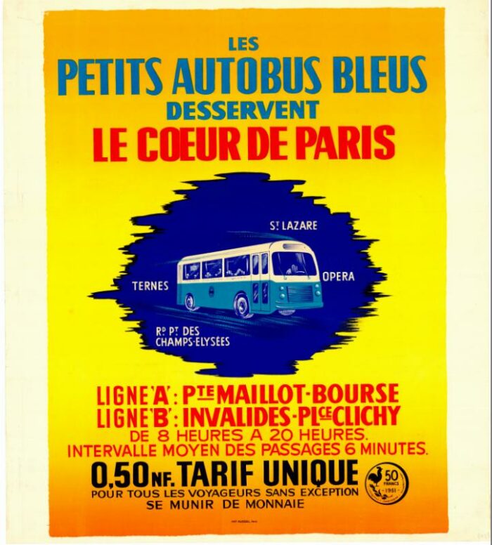 AUTOBUS BLEU