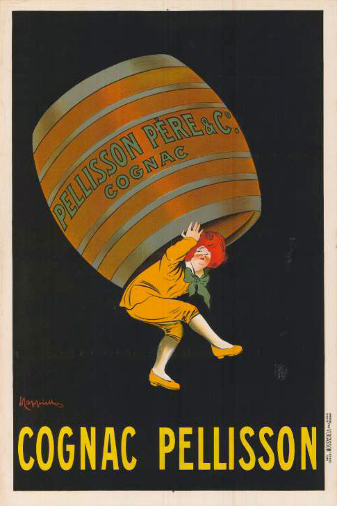 Affiche - COGNAC PELLISSON - CAPPIELLO - 80x120cm