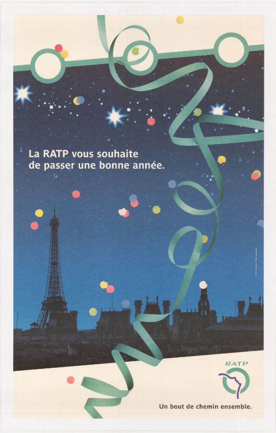 RATP VOUS SOUHAITE UNE BONNE ANNEE