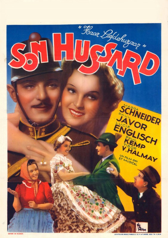 Repro 30x40cm - SON HUSSARD - Belge