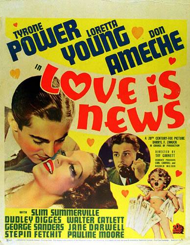 Affiche - AMOUR EN PREMIERE PAGE (l') - 36x56cm