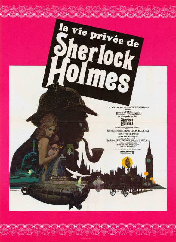 Repro 30x40cm - VIE PRIVEE DE SHERLOCK HOLMES (la) - Française