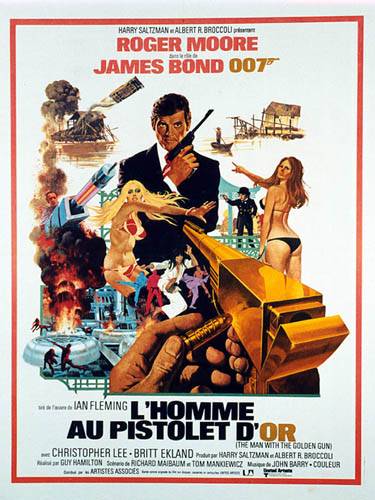 Affiche - HOMME AU PISTOLET D'OR (l') - 120x160cm