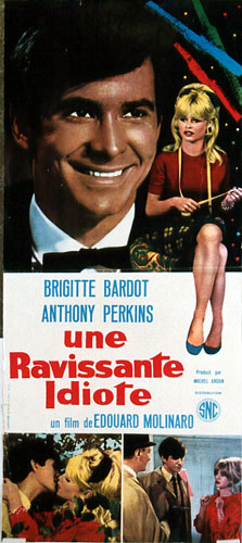 Affiche - UNE RAVISSANTE IDIOTE - 30x70cm