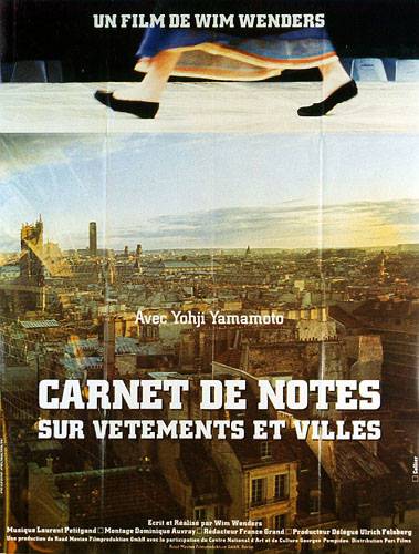 Affiche - CARNET DE NOTES SUR VETEMENTS ET VILLE - 120x160cm