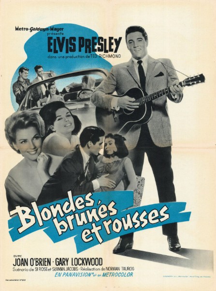 Repro 30x40cm - BLONDES, BRUNES ET ROUSSES - Française