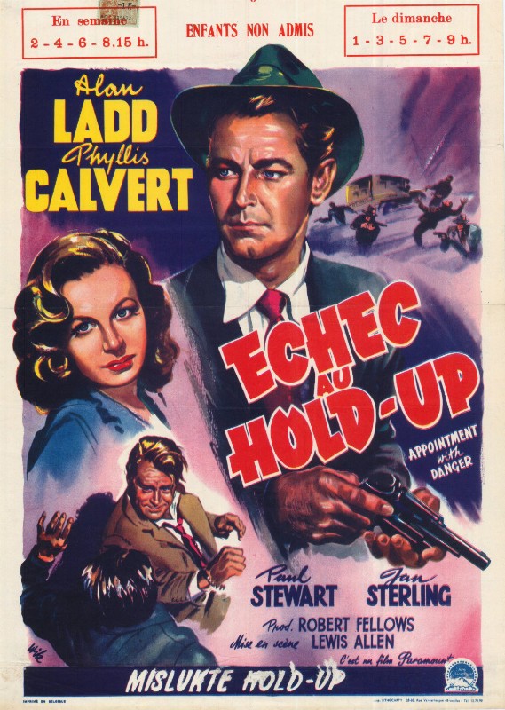 Repro 30x40cm - ECHEC AU HOLD-UP - Belge