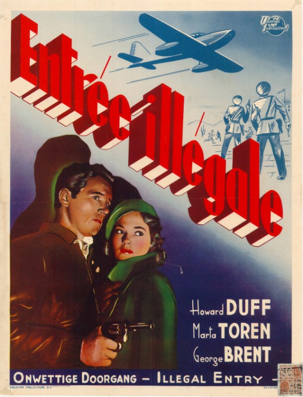 Affiche - ENTREE ILLEGALE - 36x56cm