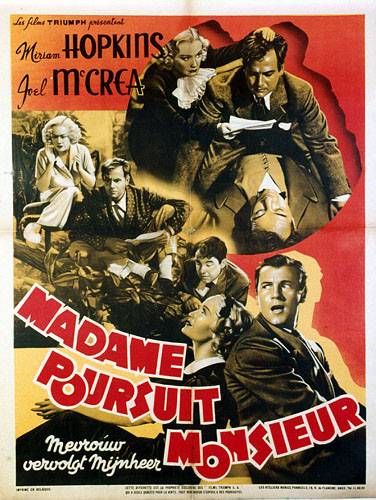 Affiche - MADAME POURSUIT MONSIEUR - 60x80cm - BEL