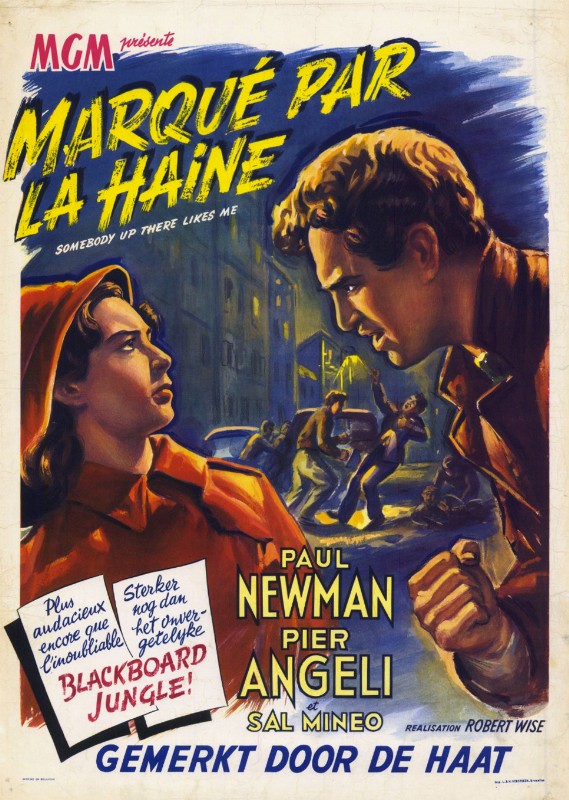Repro 30x40cm - MARQUE PAR LA HAINE - Belge