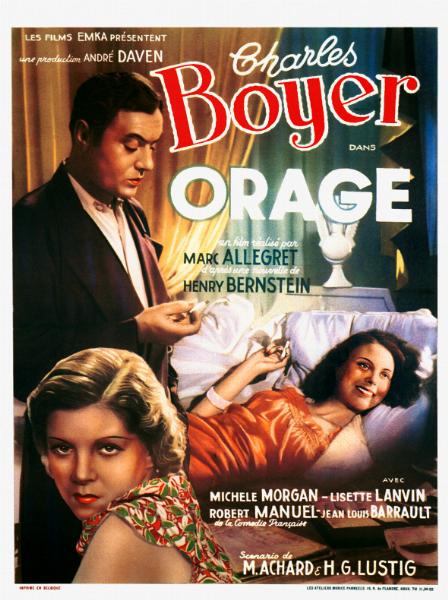 Affiche - ORAGE - 60x80cm - BEL