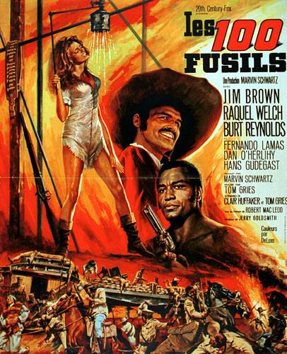 Affiche - 100 FUSILS (les) - 45x55cm