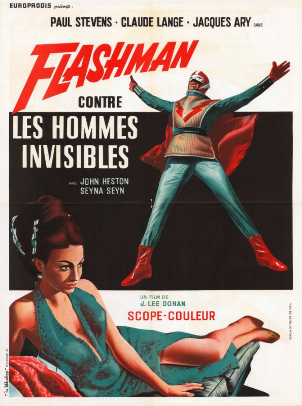 Repro 30x40cm - FLASHMAN CONTRE LES HOMMES INVISIBLES - Française
