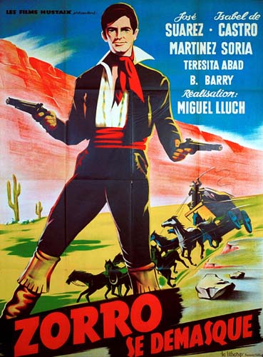 Affiche - ZORRO SE DEMASQUE - 120x160cm
