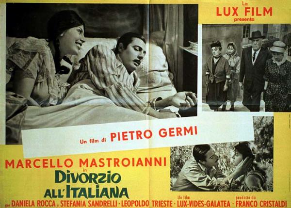 Repro 30x40cm - DIVORCE A L'ITALIENNE - Italienne