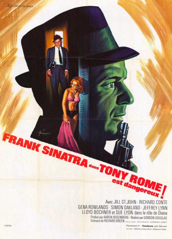 Affiche - TONY ROME EST DANGEREUX - 120x160cm
