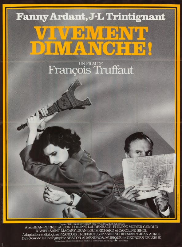 Affiche - VIVEMENT DIMANCHE - 120x160cm