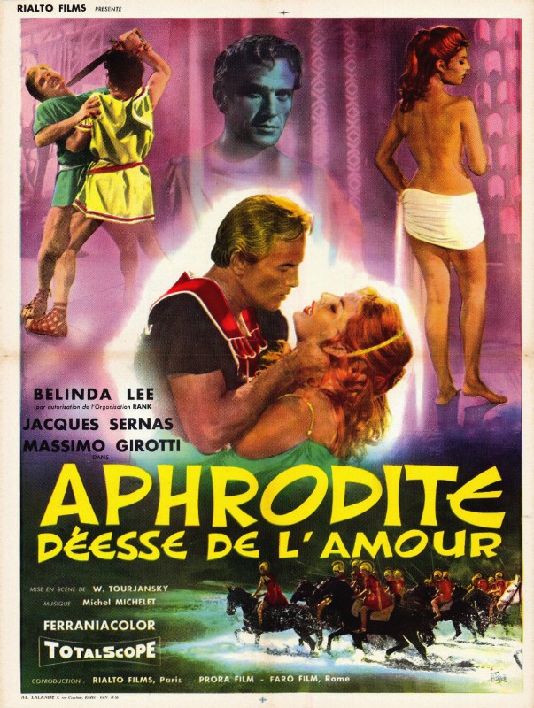 Repro 30x40cm - APHRODITE DEESSE DE L'AMOUR - Française
