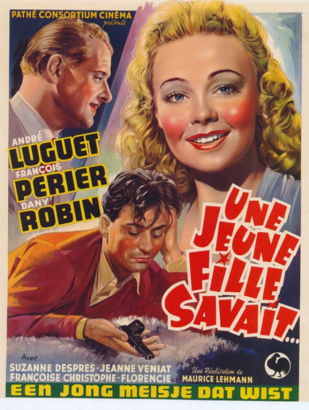 Affiche - UNE JEUNE FILLE SAVAIT - 36x56cm