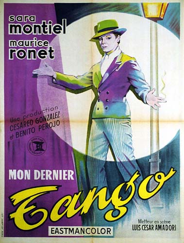 Repro 30x40cm - MON DERNIER TANGO - Française