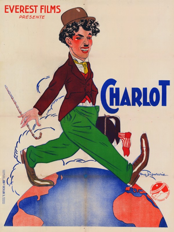 Repro 30x40cm - CHARLIE CHAPLIN - Française B
