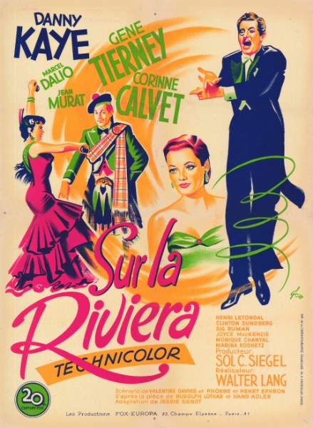 Affiche - SUR LA RIVIERA - 60x80cm