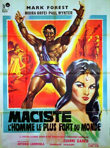 Affiche - MACISTE L'HOMME LE PLUS FORT DU MONDE - 120x160cm