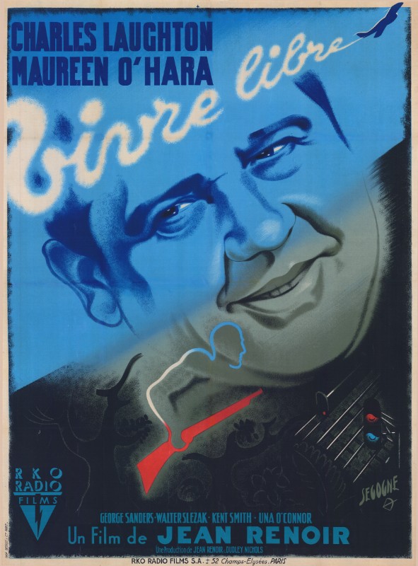Repro 30x40cm - VIVRE LIBRE - Française