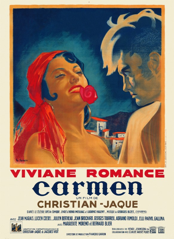 Repro 30x40cm - CARMEN - Française