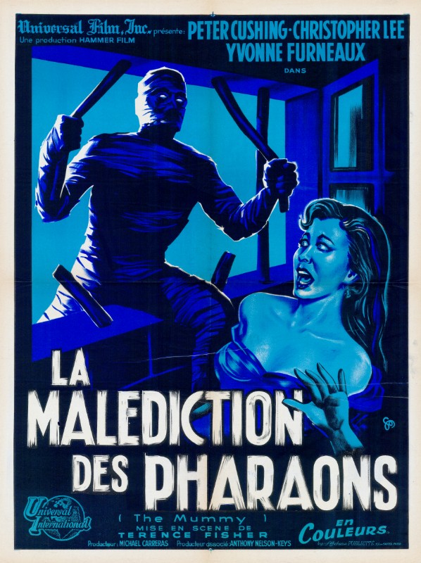 Repro 30x40cm - MALEDICTION DES PHARAONS (la) - Française B