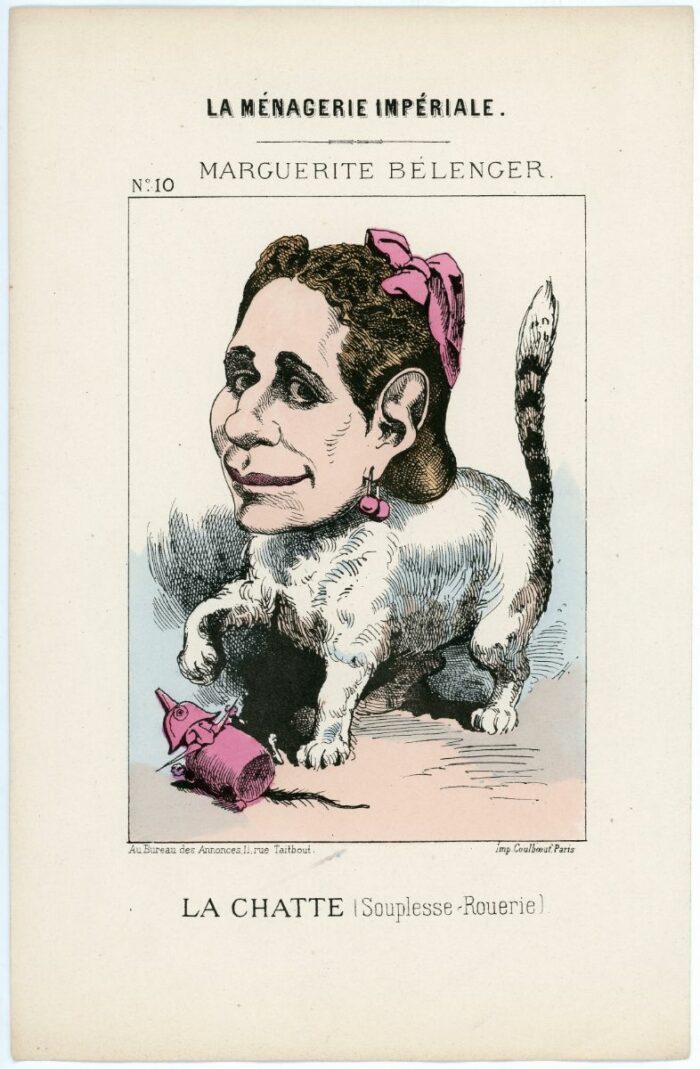LA MENAGERIE IMPERIALE N°10 - MARGUERITE BELLANGER - LA CHATTE