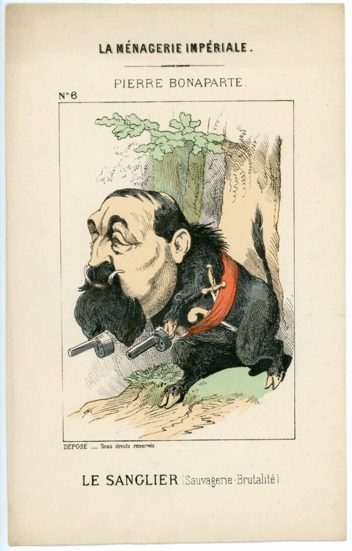 LA MENAGERIE IMPERIALE N°6 - PIERRE BONAPARTE - LE SANGLIER