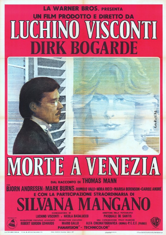 Repro 30x40cm - MORT A VENISE - Italienne D