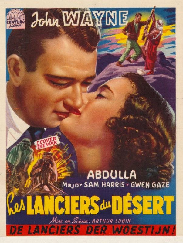 Affiche - LANCIERS DU DESERT (les) - Ressortie 36x56cm