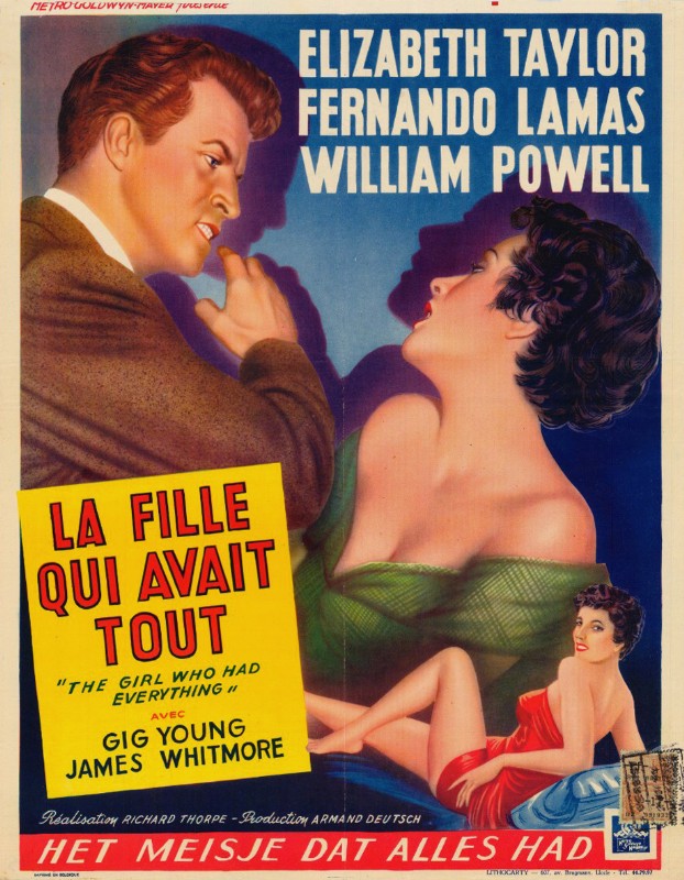 Repro 30x40cm - FILLE QUI AVAIT TOUT (la) - Belge