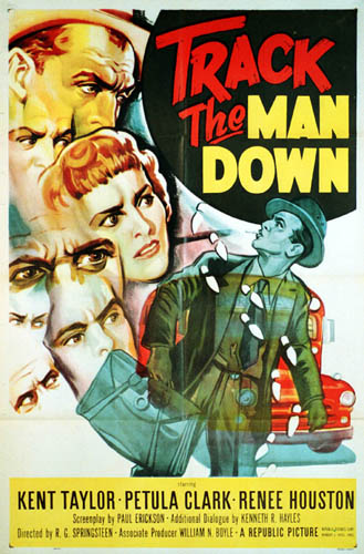 Affiche - TRACK THE MAN DOWN - 70x105cm