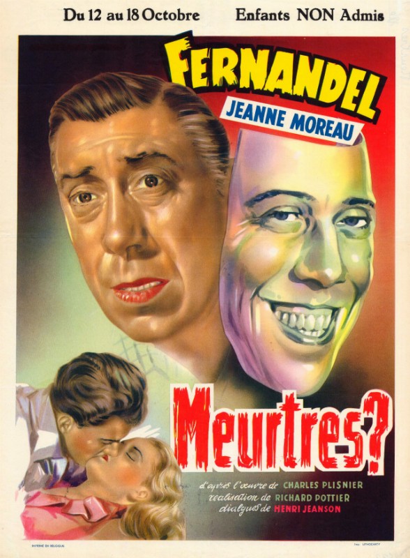 Repro 30x40cm - MEURTRES ? - Belge