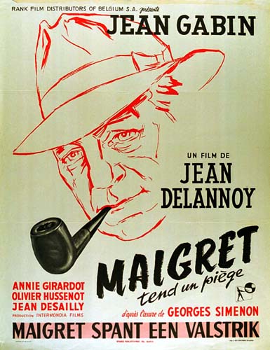 Affiche - MAIGRET TEND UN PIEGE - 36x56cm